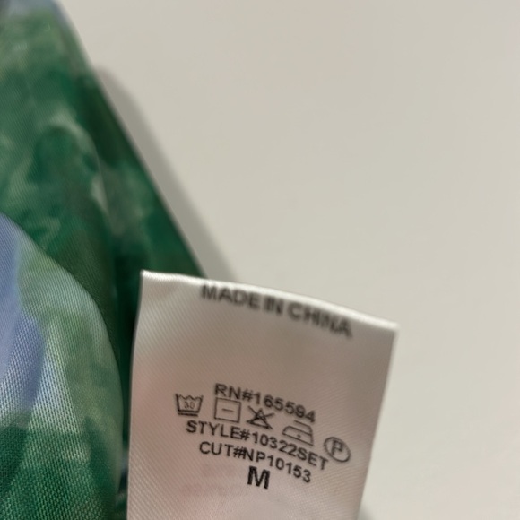 Brand New Dolls Kill New Pink SERENE SCENE Mesh Top and pants set women’s medium - Picture 5 of 9